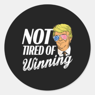 Adesivo Não Cansado De Ganhar Trump Em 2024
