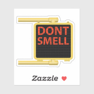 Adesivo Não Cheire Sinal de Passagem Cruzada