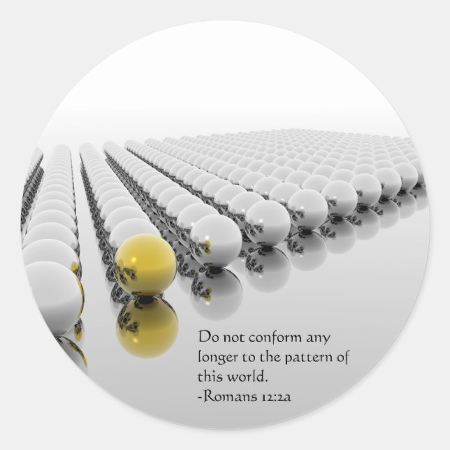 Adesivo Não Conformar (Frente)