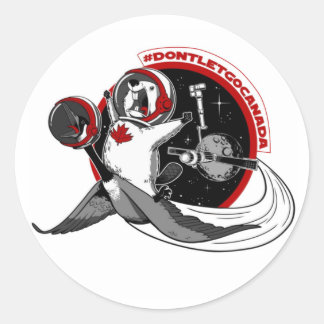 Adesivo Não desista do Canadá!