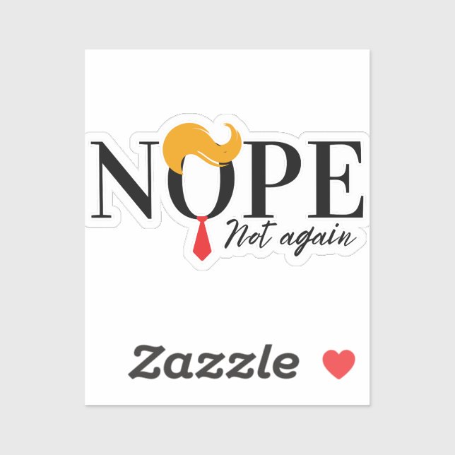 Adesivo Não é mais um tropeço engraçado - eleição 2024 (Folha)