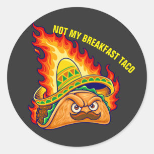 Adesivo Não é o meu café da manhã