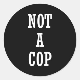Adesivo Não É Polícia Policial