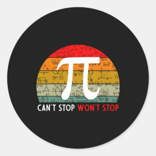 Adesivo Não É Possível Parar Pi Wont Interromper Pi Day Vi