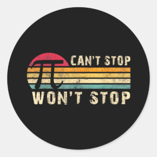 Adesivo Não É Possível Parar Pi Wont Interromper Pi Day Vi