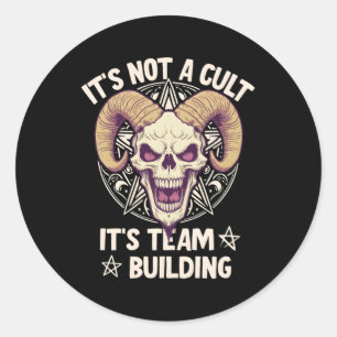 Adesivo Não É Um Culto Que Está Construindo Equipe