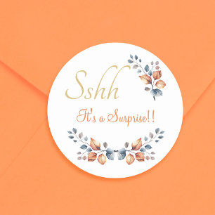 Adesivo Não! É um Selo de Envelope Surpresa de Boho