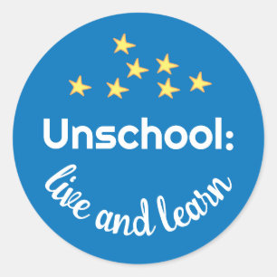 Adesivo Não Escolher Viver e Aprender com Stars Stickers