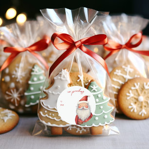 Adesivo Não Espiar Férias de Natal do Papai Noel