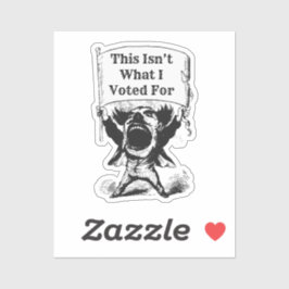 Adesivo Não foi por isso que votei