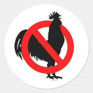 Adesivo Não (Frango)