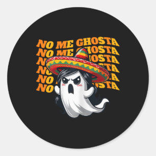 Adesivo Não, Ghosta Engraçado Mexicano Halloween Ghost Wom