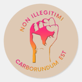 Adesivo NÃO (gradiente)