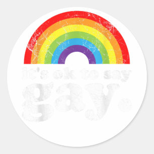 Adesivo Não há problema em dizer que Gay Trans fica orgulh