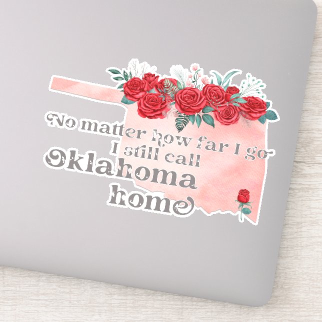 Adesivo Não importa o quão longe eu vá eu ainda chamo Okla (Detalhe)