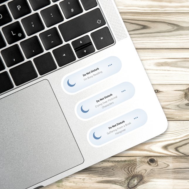 Adesivo Não Incomodar - Conjunto Engraçado de Sobrecarga d (Criador carregado)