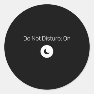 Adesivo Não Incomode Introvertido Antissocial