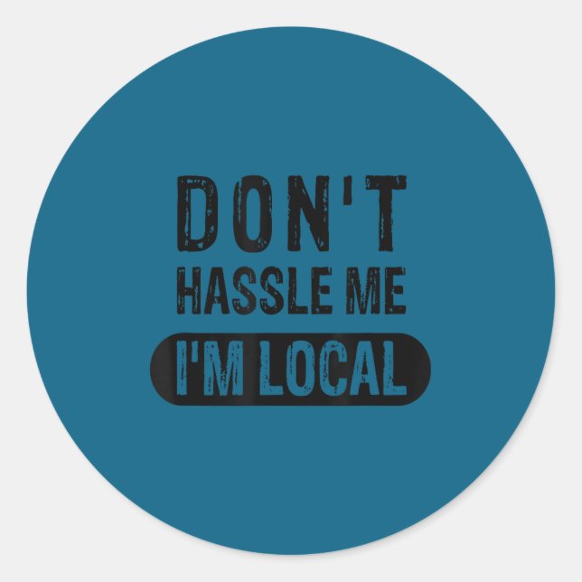 Adesivo Não Incomode o Local 1 (Frente)