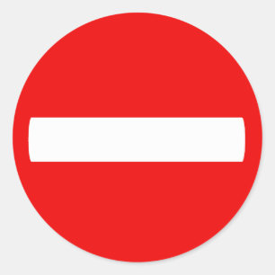 Adesivo Não Inserir Sinal (Vinheta)