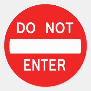 Adesivo Não Inserir Sinal (Vinheta)