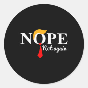 Adesivo Não Mais Engraçado Trump