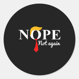 Adesivo Não Mais Engraçado Trump 1