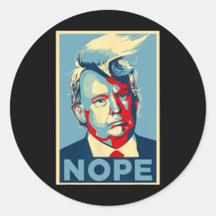 Adesivo Não Mais Engraçado Trump 2024