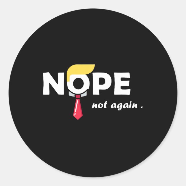 Adesivo Não Mais Engraçado Votar Tee (Frente)