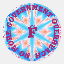 Adesivo Não mais - insira o seu texto