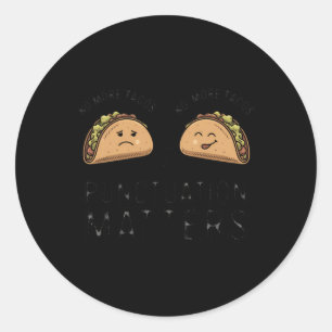 Adesivo Não Mais Tacos Pontuação S - Este Presente Engraça