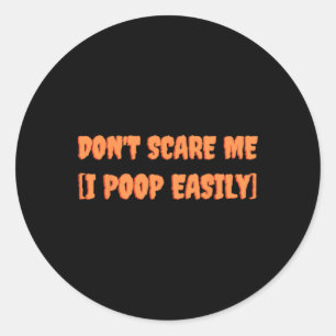 Adesivo Não me assuste, eu faço Piada de Halloween