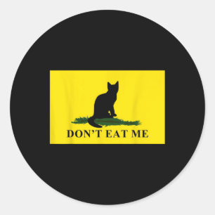 Adesivo Não me coma gatos para Trump 2024