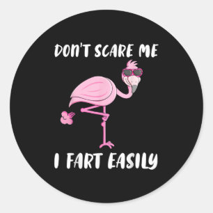 Adesivo Não me incomode, eu me incomodo com o Flamingo