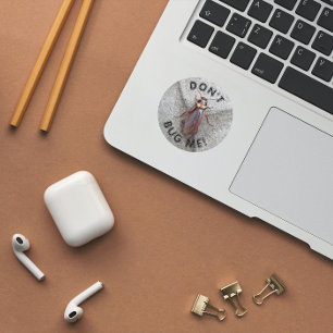 Adesivo Não me Inseto Meme da Barata