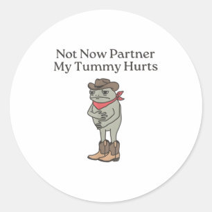 Adesivo Não Parar Agora Meu Tummy Dói _1