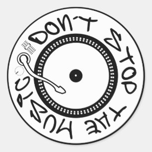 ADESIVO NÃO PARE A MÚSICA