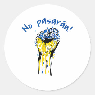 Adesivo Não Passarão Socialista Guerra Civil Espanhola Ucr