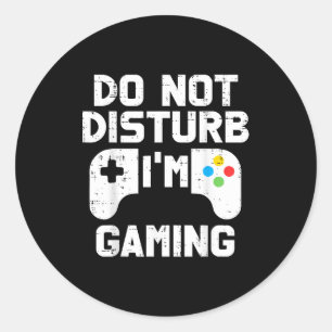Adesivo Não Perturbe Jogos Gamer Adolescente