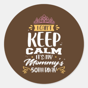 Adesivo Não posso ficar calmo. É o meu aniversário de 5