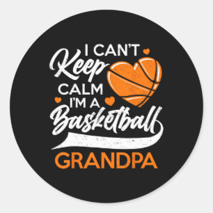 Adesivo Não posso ficar calmo, sou vovô de basquete
