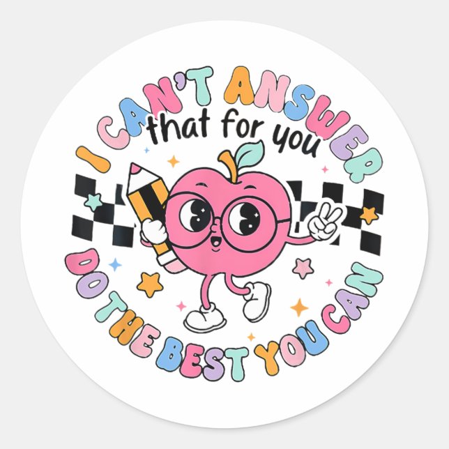 Adesivo Não Posso Responder Que Faça O Melhor Que Puder Te (Frente)