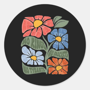 Adesivo Não reis não fascistas não tiranos não nazis 1