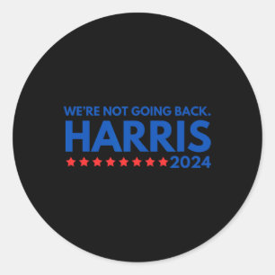 Adesivo Não Retornando Kamala Harris Design 2024