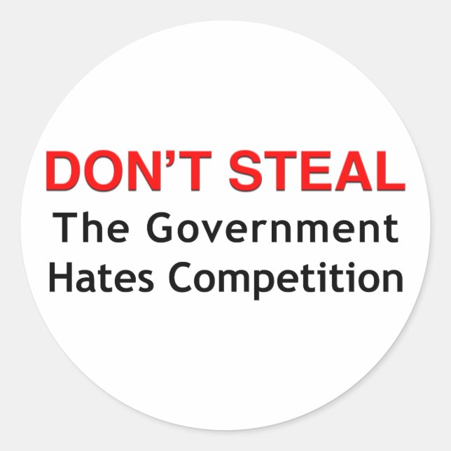 Adesivo Não Roubar (Frente)