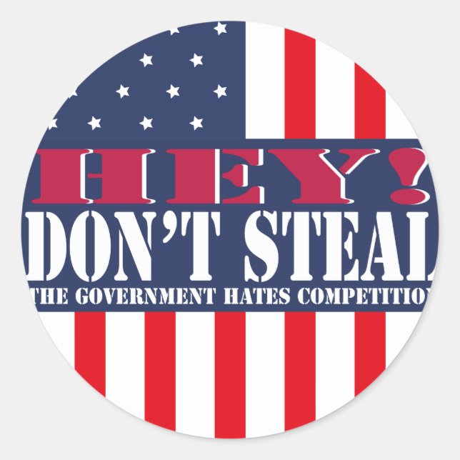 Adesivo Não Roubar (Frente)