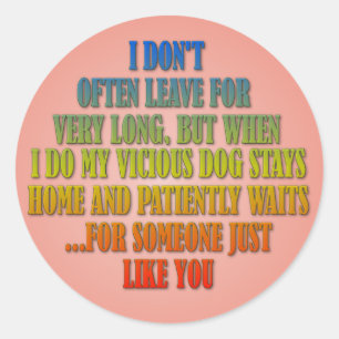 Adesivo Não saio muitas vezes, mas quando saio...