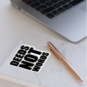 Adesivo Não se fala em branco motivador