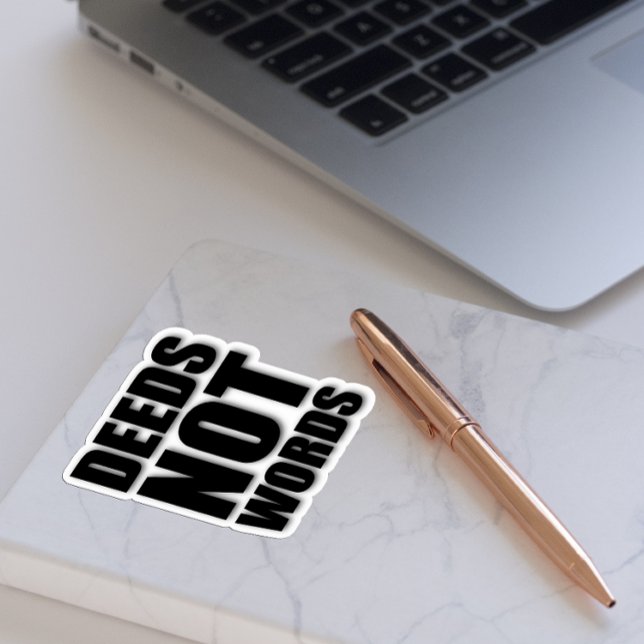 Adesivo Não se fala em branco motivador (Criador carregado)