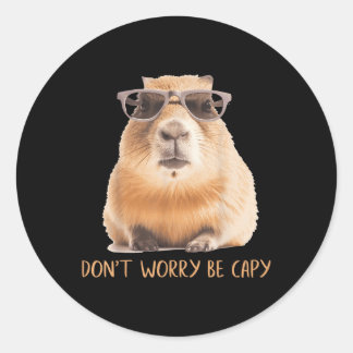 Adesivo Não se preocupe com Capy Capybara