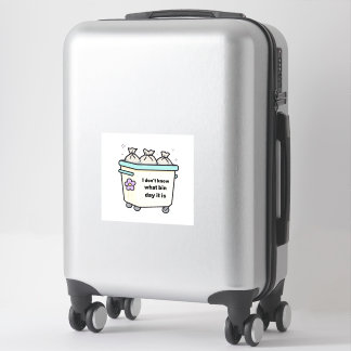 Adesivo Não sei que dia caixa é adesivo.